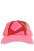 Suzani Hot Pink Kilim Patch Trucker Hat 3