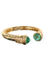 Back To Me Peridot Gold Cuff Bracelet