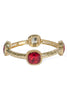 Starting Now Red Gold Stretch Bracelet