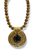 Yochi On The List Tiger Eye Pendant Necklace