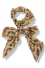 Cheetah Print Silk Chiffon Scarf