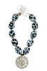 Made In The Deep South 1950s ORA Brooch 1970s Shell Beads Necklace