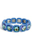 One To Know Pink Beaded Stretch Bracelet