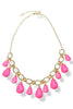 Glamorous Life Neon Fuchsia Necklace
