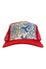 Kilim Trucker Hat - Red 323