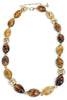 What You Want Tortoise Ball & Metal Bead Necklace