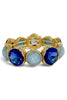 Sweet As Can Be Blue Stone Stretch Bracelet