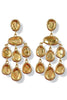 Moving Fast Champagne Dangle Earrings