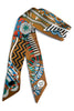 Worldly Brown Twilly Scarf