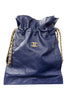 Chanel Lambskin Blue Tote