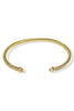 Onto The Next Pink and Gold Cuff Bracelet