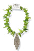 Made in the Deep South 1960s Brooch 1960s Green Quartz Beads