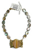 Made in the Deep South 1970s Buckle 1960s Mother of Pearl Beads Necklace