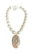 Made In The Deep South 1960s Brooch Baroque Pearl Necklace