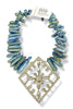 Made In The Deep South 1940s Brooch 1970s Quartz Bead Necklace