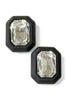 May Black Stud Earrings