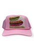 Kilim Trucker Hat - Baby Pink 114