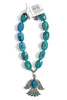 Made in the Deep South 1960s Pendant 1960s Turquoise Beads Necklace