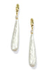 Bring It Back Cream Dangle Earrings