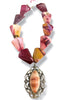 Made in the Deep South 1950s Brooch Mookaite Necklace