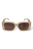 Next In Line Peach Sunglasses