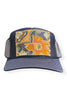 Kilim Trucker Hat - Navy 258