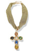 Hope Cross Mesh Necklace