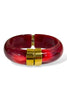 Kristalize Drew Maroon Hinge Bracelet