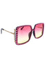 Crystal Sunglasses - Rose