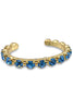 Riveting Romance Cuff - Gold Aquamarine | Sorrelli