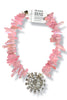 Made in the Deep South 1950s Brooch 1970s Pink Quartz Bead Necklace