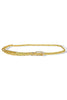 One Way In Gold Knotted Woven Belt