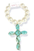 Made In The Deep South 1970s Turquoise Pendant 1970s Pearls