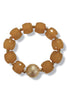 Eyes On You Brown Dia Cut Acrylic Bracelet