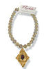 Made In The Deep South 1800s Brooch 1950s Crystal Bead Necklace