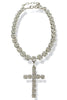 Sienna by TOVA Rome Clear Antique Silver Necklace
