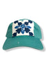 Kilim Baseball Hat - Turquoise 40
