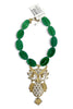 Made In The Deep South 1970s Pendant 1960s Jade Beads Necklace