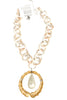 Made In The Deep South 1950s Brooch 1970s Graziano Shell Necklace