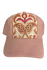 Kilim Baseball Hat - Dusty Rose 29