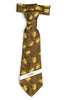 Chanel Brown/Gold Choker Tie 23