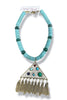 Made in the Deep South 1960s Pendant 1960s Turquoise Necklace