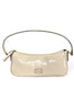 Frances Valentine Mia Oyster Crinkled Leather Shoulder Bag