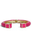 Sleek Fuchsia Cuff Bracelet