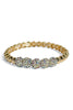 Always Forever Abalone Pave Gold Stretch Bracelet