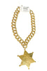 Made In The Deep South 1960s Sheriff Badge 1960s Necklace