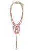TOVA Zinnia Pink Statement Necklace