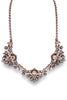 Linden Statement Necklace - Antique Snowbunny/Satin Blush | Sorrelli