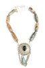 Made In The Deep South 1950s Brooch 1960s Agate Necklace
