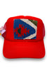 Kilim Trucker Hat - Red 168 - FINAL SALE